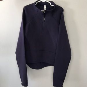 Lululemon Kicking Asphalt 1/2 zip crop